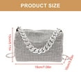 thumbnail image 3 of Women's Stylish Rhinestones Handbag Small Evening Bag Shoulder Bags for Weddings Parties and Special Occasion, 3 of 9