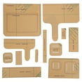 thumbnail image 1 of 12Pcs Shoulder Bag Acrylic Template Leather Pattern DIY HandMade Drawing Craft Supplies, 1 of 14