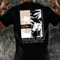 thumbnail image 1 of T-Shirt Décontracté pour Homme à Imprimé CALIFORNIA, Épaules Régulières, Manches Courtes, Confortable et Polyvalent, Convient à Toutes les Saisons, 1 of 5