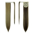 thumbnail image 2 of SHCKE 20"/28" Clip in Ponytail Hair Long Wrap Around Drawstring Ponytail Straight Synthetic Hair Ponytail Clip-in Hairpiece for Women, 2 of 6