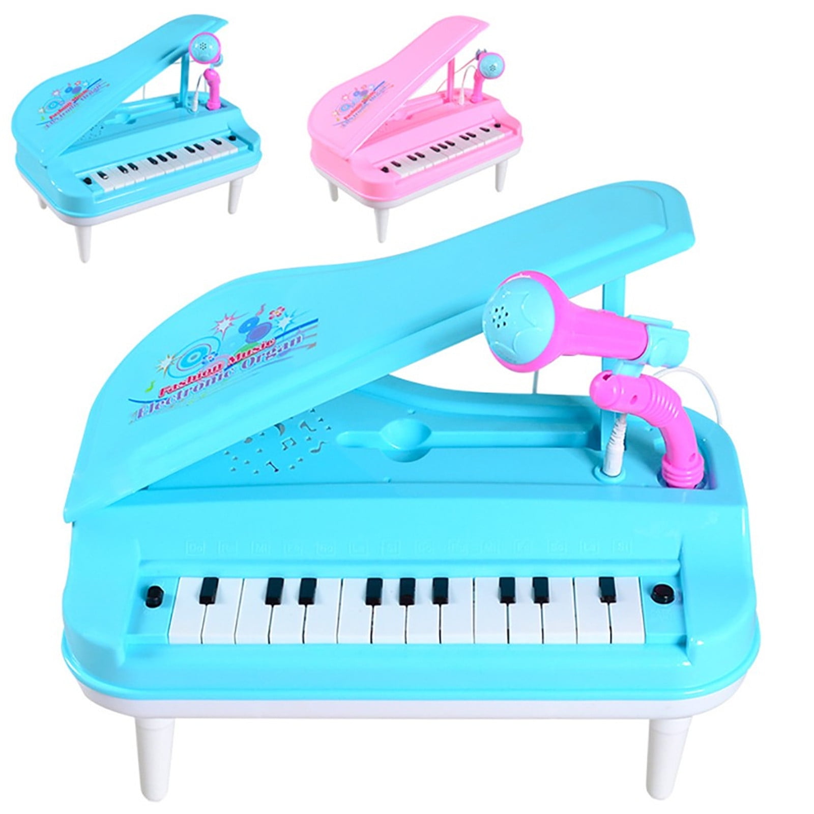 Kids Piano Keyboard Toy,Multifunctional Electronic Music Toys,Musical Instrument with Microphone,Early Education Sound Toys,Brain Development Musical Talent Rhythm Learning Educational Toys