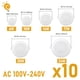 thumbnail image 2 of Luz de techo descendente Led empotrada, foco de Panel redondo, iluminación interior, AC110V/AC220V, 6W-24W, lote de 10 unidades, 2 of 4