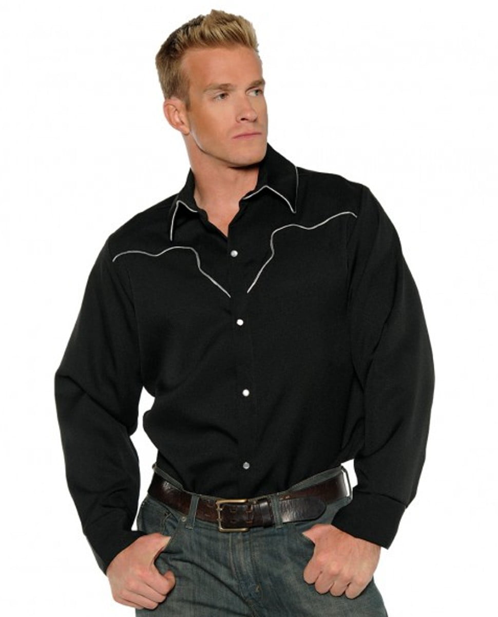 black cowboy shirt