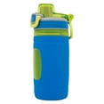 thumbnail image 6 of Bubba Flo Kids Water Bottle Wide Mouth Lid with Silicone Sleeve Azure, 16 fl oz., 6 of 8
