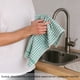 thumbnail image 3 of Toalla de Cocina La Josefina Ultra Absorbente 100% Algodón Cuadros Verdes Juego de 5, 3 of 5