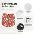 thumbnail image 6 of Lsque Cute Poodle Dog Printed Women's Running Shorts with Liner Pockets,Elastic Quick Dry Workout Athletic Gym Yoga Shorts,Womens High Waist Shorts-Medium, 6 of 9