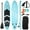 Black, variant on OZVMZQ 10' Inflatable Stand up Paddle Board Kayak, Extra Wide SUP, with Premium Accessories, High Capacity, Safety Ankle Leash, for Yoga Fishing