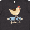 thumbnail image 4 of Inktastic Chicken Farmer Youth T-Shirt, 4 of 5