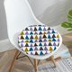 thumbnail image 1 of Cojín redondo para silla - Cojín de asiento de 18 pulgadas de diámetro para oficina y hogar, tela suave, multicolor, 45x45x6 cm, 1 of 6