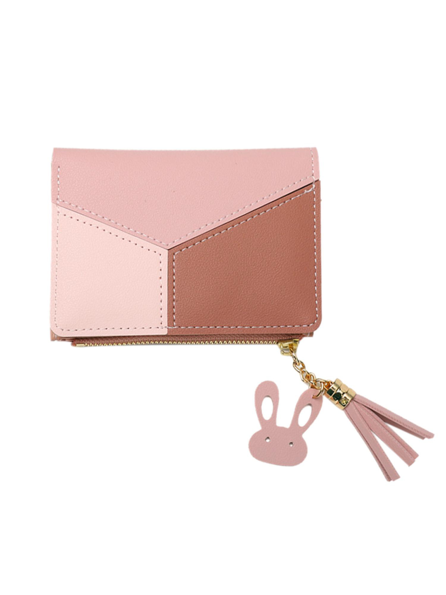 Luxury Keychain Purse Zipper PU Wallet Women Fashion Tassel Mini Coin Purse