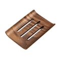 thumbnail image 3 of Jabonera de madera con orificios de drenaje, antideslizante, rústica, decorativa, hecha a mano, ideal para el hogar, la encimera o el hotel., 3 of 8