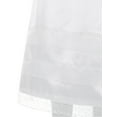 thumbnail image 6 of Zaldita Womens Long Satin Half Slip Elastic Waist Lace Trim Underskirt Petticoat for Under Dresses White 3XL, 6 of 7