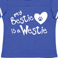 thumbnail image 4 of Inktastic Bestie Westie Boys or Girls Toddler T-Shirt, 4 of 5