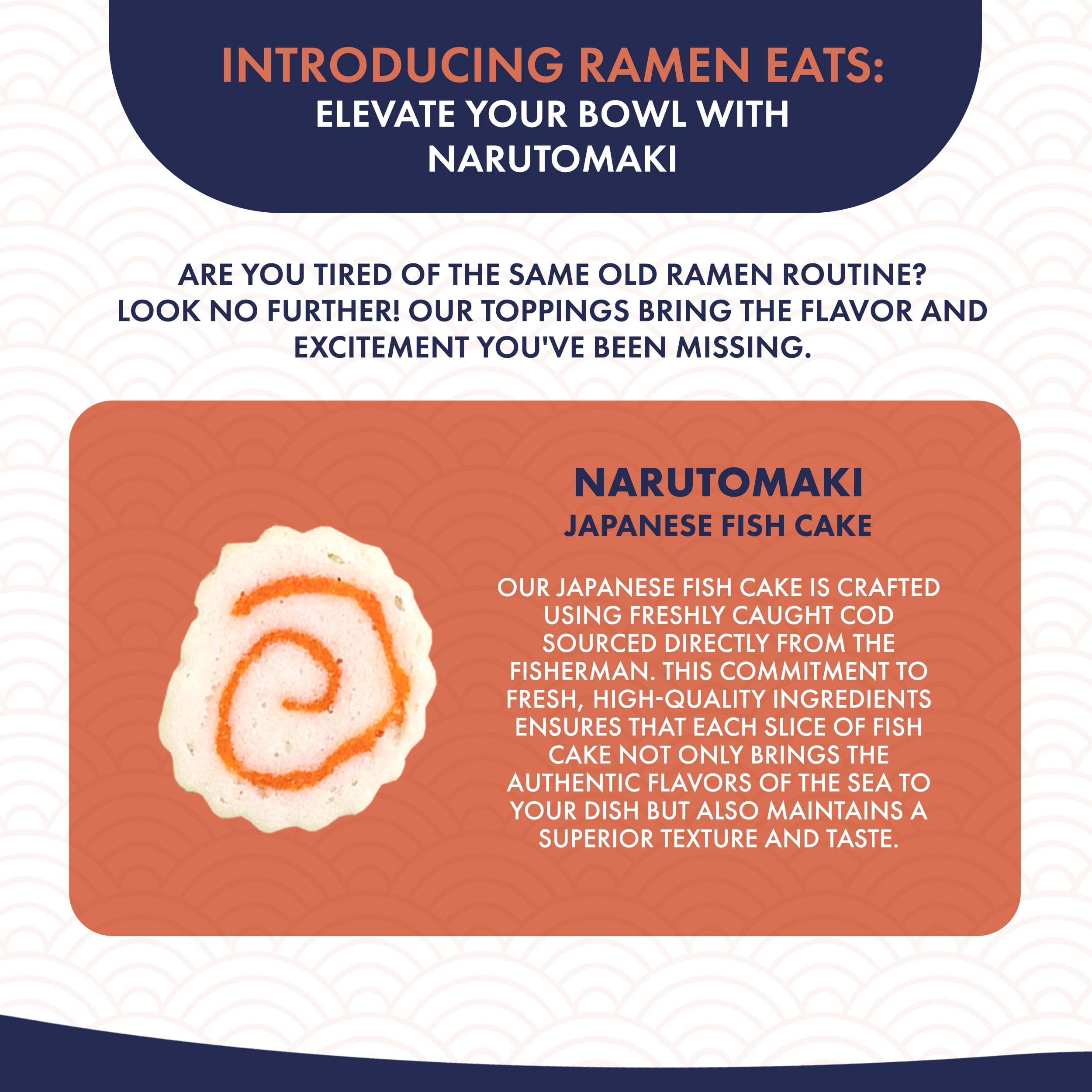 Ramen Eats Dehydrated Japanese Fish Cake Narutomaki Noodle Soup Topping 3 OZ