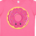 thumbnail image 4 of Inktastic Hot Pink Donut Boys or Girls Toddler T-Shirt, 4 of 5