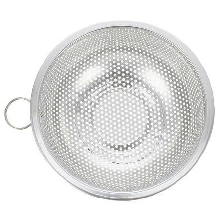 

Stainless Steel Colander Rice Strainer Vegetable Drain Basket Rice Washing Basket