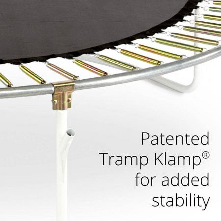 Plum Play Latitude 14-Foot Trampoline, with Safety Enclosure, Black/White