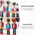 thumbnail image 2 of 6PCS Wooden Nutcracker Figures for Xmas Decor, 2 of 7