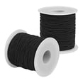 thumbnail image 1 of Elastic String for Bracelets Making - Black Elastic Cord 1.2mm Total 109 Yards, for Jewelry Making, Necklaces, Beading, 1 of 7