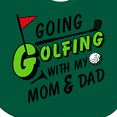 thumbnail image 4 of Inktastic Going Golfing with My Mom and Dad Kids Golf Boys or Girls Baby Bib, 4 of 4