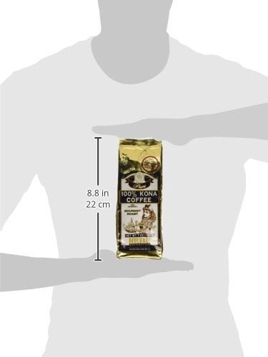 Mulvadi 100% Kona Coffee Whole Bean 7 Ounce
