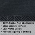 thumbnail image 5 of 24 in. Wide x Cut-to-Length – Non-Slip, All-Weather, Heavy-Duty Utility Runner Rug – Absorbent, Dirt-Trapping, Kid and Pet Safe for Entryways and High-Traffic Areas, Black, 5 of 10
