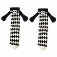 thumbnail image 1 of Couple Dopamine Holding Hands Socks Magnetic Socks MiddleTube Personalized Sock/, 1 of 8