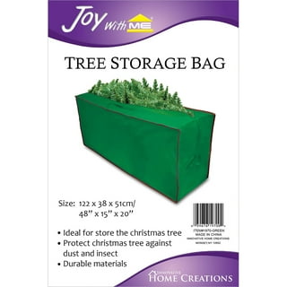 Plasticplace Christmas Tree Disposal and Storage Bag │ Fits Trees 9' Tall │  38 x 34 x 114, 1.5 MIL (Black)