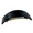 Black, variant on French Amie Wide Quilted Rectangular Barrette 3.5" Handmade Cellulose Acetate Hair Clip (TortoiseShell)