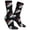 Black1, variant on Unisex Crew Socks Space Science Themed Printed Knee High Socks For Men & Women One Size