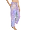 thumbnail image 2 of Balery Fish Scale1 print Women's Pajama Pants,Ultra Lightweight Pjs,Lounge Pant-Small, 2 of 9