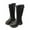 Black, variant on ZACPNCV Girls Knee High Boots Kids Fashion Low Heel Side Zip Tall Riding Boots Winter Dressy Party Long Boot for Toddler Black