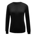 thumbnail image 4 of Womens Sweater Womens Pullover Long Sleeve Crew Neck Sweaters Womens Lightweight Sweaters Fall Sweaters Winter Outfits, 4 of 4