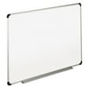 "Universal Melamine Dry Erase Board, 72"" x 48"", Aluminum Finish Frame"