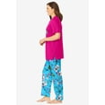 thumbnail image 3 of Dreams & Co. Plus Size Graphic Tee PJ Set, 3 of 4