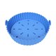 thumbnail image 1 of Batería de Cocina Revestimiento de silicona para freidora de airefácil de limpiarfreidoras de aire redondasalfombrilla para parrilla de horno (azul) Wdftyju Libre de BPA, 1 of 3
