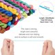 thumbnail image 3 of Hilo de macramé de nailon de 850 yardas, 34 colores, 1 mm, para abalorios, nudos y kumihimo., 3 of 7