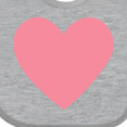 thumbnail image 4 of Inktastic Pink Valentine's Day Heart Boys or Girls Baby Bib, 4 of 4