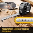 thumbnail image 2 of Steelite 25FT Tape Measure,Stainless Steel Measuring Tape with Lock Button,Portable Retractable Measure Ruler,Lightweight Hollow Design for Indoor and Outdoor Use, 2 of 9