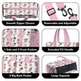 thumbnail image 3 of Teacher Tote Bag,Ballet Dancer Princess Pattern Teacher Utility Tote Bag,Large Work Tote Bags for Women with Multiple Pockets,Top Zipper Closure,13.8x10.6x6.7 Inch, 3 of 5
