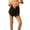 Black, variant on Musuos Women’s Lace Trim Shorts Elastic High Waist Little Bow Fitted Lounge Short Pants for Casual Daily
