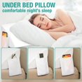 thumbnail image 4 of Almohada en forma de cuña Vekkia Queen para cabecero con bolsillo, 4 of 9