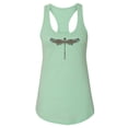 thumbnail image 1 of A Dragonfly Sketch Racerback Tank Women -Image by Shutterstock, Female x-Small, 1 of 4