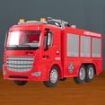 thumbnail image 4 of Camión de con motor de fricción, educativo para , y niñas, cumpleaños, Navidad - Cisterna de fuego CUTICAT Tire hacia atrás de los coches, 4 of 7
