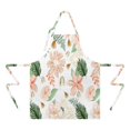 thumbnail image 2 of Pioneer Flower Floral Print Pattern Apron-Garden Aprons for Women with Pockets-Cotton Linen Waterproof Kitchen Cooking Gardening Aprons Adjustable for Kitchen,Cooking,BBQ and Salon 33x27 Inch, 2 of 7