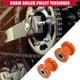 thumbnail image 3 of Tensor de polea de rodillo de cadena con junta de tuerca de perno/tensor de guía de rueda para motocicleta Mini bicicleta ATV 125 cc 140 cc 160 cc XR125 Dirt Bike/plástico 8 mm 10 mm/2 juegos naranja, 3 of 7