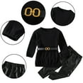 thumbnail image 6 of Esaierr 2PCS Toddler Girls Clothes Set Outfits Top + Leather Pants Outfits Long Sleeve Casual Fall Winter Outfits for 1-6Y, 6 of 6