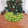 thumbnail image 2 of FMSHPON Tennis Ball Sport Concept Xmas Christmas Tree Skirt Stand Mat for Holiday Party Decoration Indoor Outdoor 48 inches, 2 of 3
