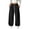 Black, variant on Miqool Girls Baggy Sweatpants Elastic Waist Drawstring Loose Fit Casual Fleece Jogger Sweat Pants with Pockets
