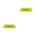 thumbnail image 3 of Unatoiry 4PCS/Set Car Door Stickers Warning Mark Tape Auto Exterior Reflective Tape Auto Exterior Accessories Open Sign Safety Reflective Strip green 2Set, 3 of 6